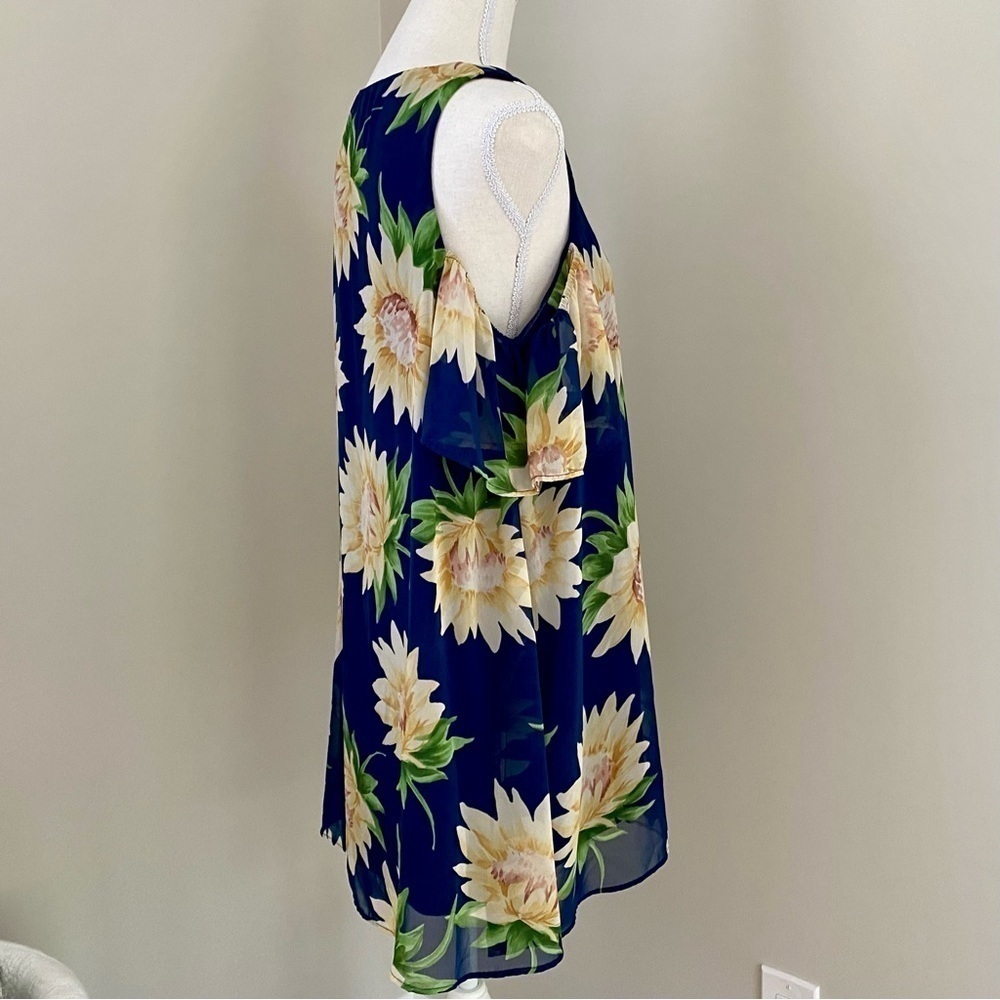 Show Me Your Mumu Birdie Sunflower Dreams Ruffle Dress XS - Picture 5 of 16